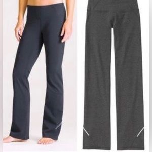 Athleta Power Kick Pant grey mini flare medium